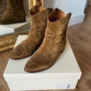 Bottines Sezane Low Billie Taupe